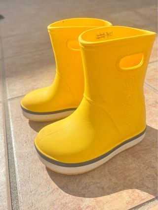 Botas de agua Crocs C9 (25-26) Amarillas
