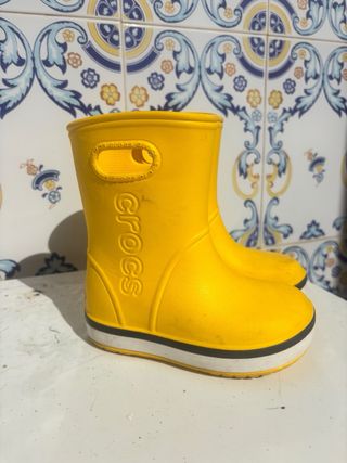 Botas de agua Crocs C9 (25-26) Amarillas