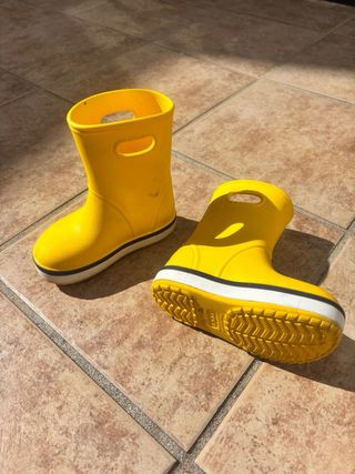 Botas de agua Crocs C9 (25-26) Amarillas