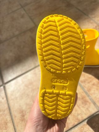 Botas de agua Crocs C9 (25-26) Amarillas
