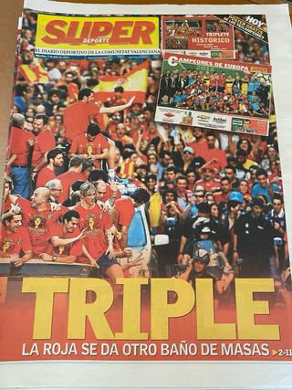 Pack diarios Selección Española Campeona