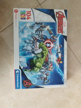 Lote 4 Puzzles Superhéroes 100-104 Piezas