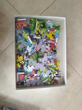 Lote 4 Puzzles Superhéroes 100-104 Piezas