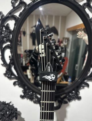 ESP Ltd M-201 Baritone HT Black Guitarra