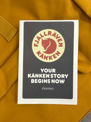 Mochila Fjallraven Kanken Weekender Amarilla