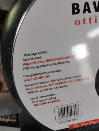 Set 5 Padelle Bavaria Marmo