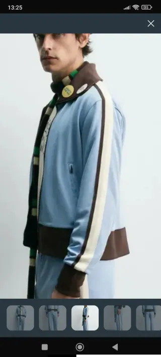 Cazadora Zara Disney Harry Lambert Azul/Marrón