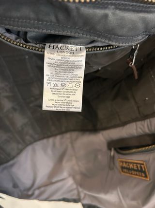 Hackett Velospeed Hombre Chaqueta Negra