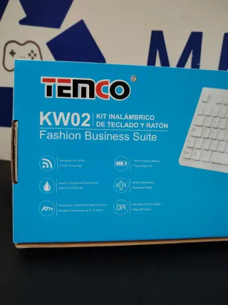 Teclado y Ratón Inalámbrico TEMCO KW02