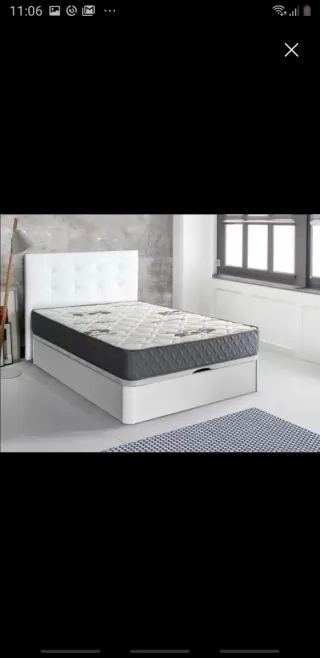 Canapé abatible y colchón