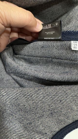 Top J.W. Anderson Estampado Orbital Denim