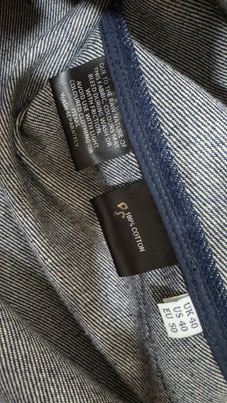 Top J.W. Anderson Estampado Orbital Denim