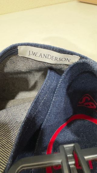 Top J.W. Anderson Estampado Orbital Denim