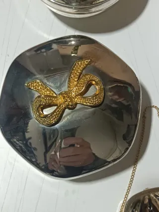 Lote 5 cajitas decorativas metal