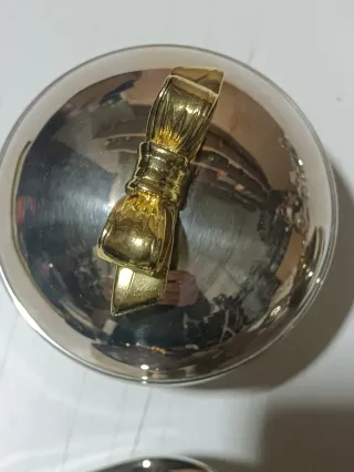 Lote 5 cajitas decorativas metal