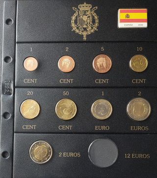 2009 € ESPAÑA serie SC 8 mon + HOJA