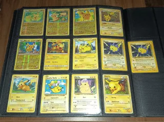 Lote 13 Cartas Pokémon Pikachu