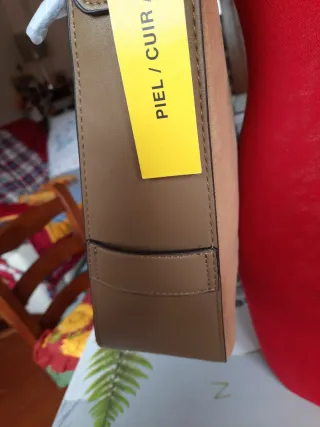 Borsa camoscio e pelle nuova