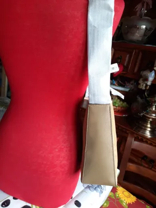 Borsa camoscio e pelle nuova