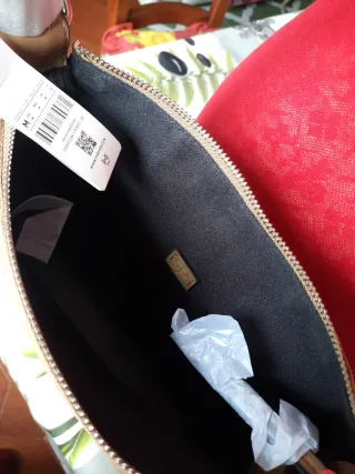 Borsa camoscio e pelle nuova