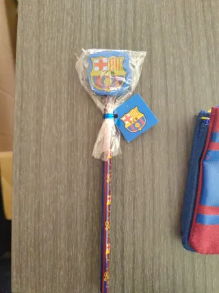 Estuche FCBarcelona Oficial con lapiz y goma
