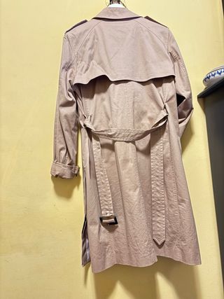 Gabardina forrada beige