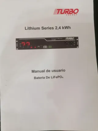 Armario 4 Baterías Solares Turbo Energy 2.4kw