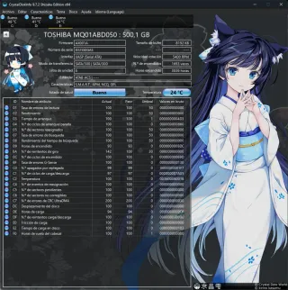 Disco duro multimedia 500gb toshiba