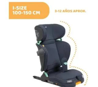 Chicco Fold&Go I-Size Silla de Coche, 15-36 kg, Co