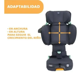 Chicco Fold&Go I-Size Silla de Coche, 15-36 kg, Co