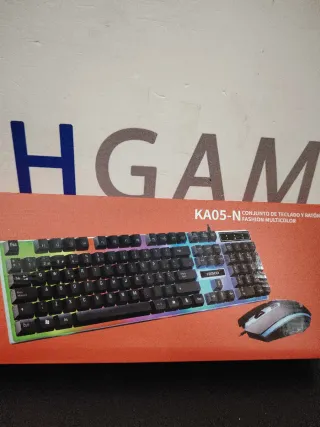 Kit Teclado y Ratón Temco KA05-N LED Multicolor