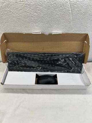 Teclado y Ratón Inalámbricos USB Negro