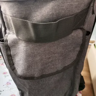 Carrito de la compra gris