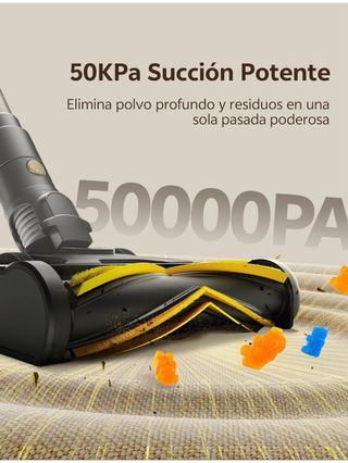 Aspiradora Escoba sin Cable 50Kpa 65Min