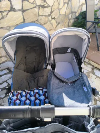 Carrito gemelar donkey2