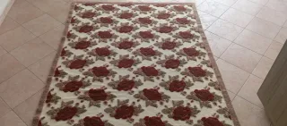 Plaid artigianale floreale