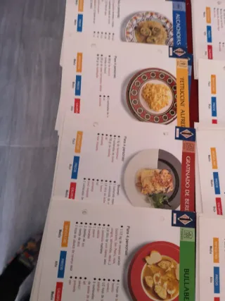 Fichas de cocina Revista Pronto