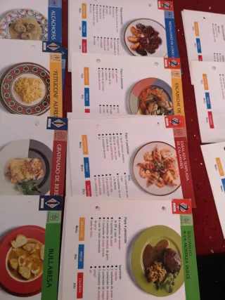 Fichas de cocina Revista Pronto