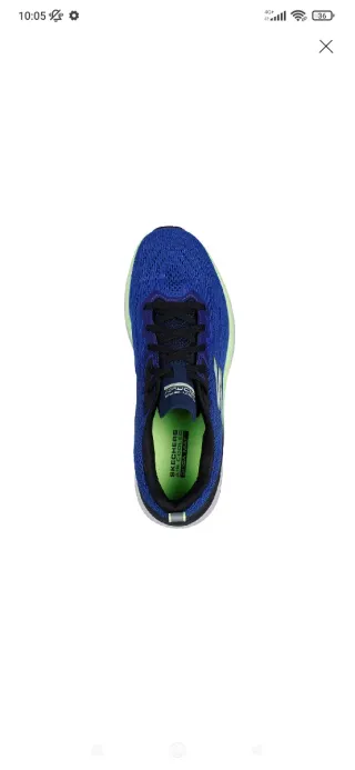 Zapatillas Skechers GOrun Azul y Verde