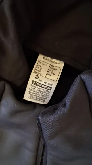 Felpa Quechua Zip Blu Taglia XL