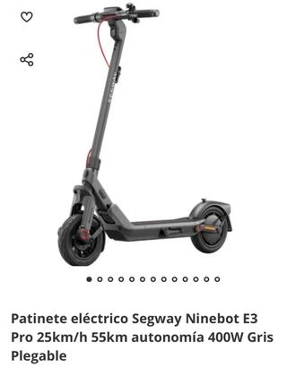 Patinete eléctrico Segway Ninebot E3 Pro