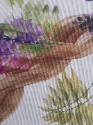 Camino de mesa floral