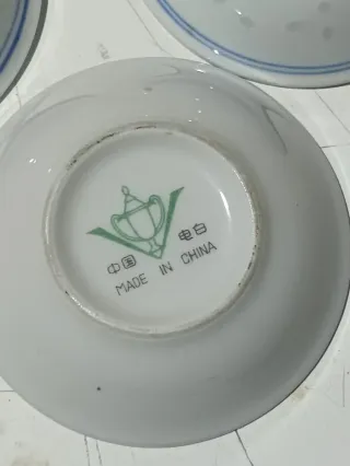 Lote 11 piezas porcelana asiática