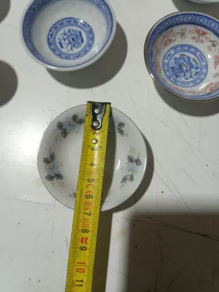 Lote 11 piezas porcelana asiática