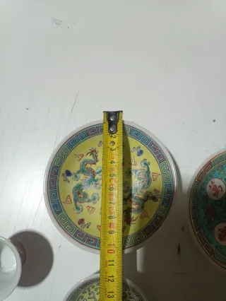 Lote 11 piezas porcelana asiática