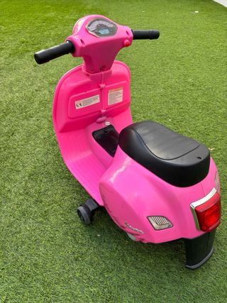 Moto Eléctrica Vespa Niños Rosa