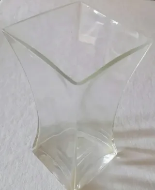 Vaso Decorativo in Vetro Trasparente