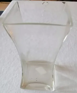 Vaso Decorativo in Vetro Trasparente