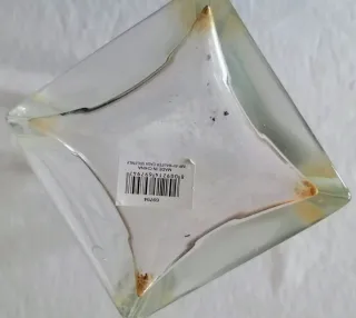 Vaso Decorativo in Vetro Trasparente