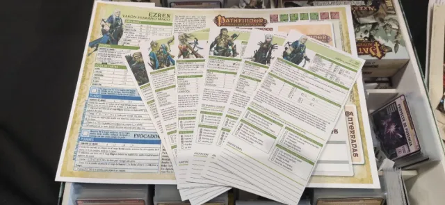 Pathfinder Auge Señores Runas Juego Cartas Básico
